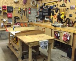 Organizing and optimizing space in your garage workshop